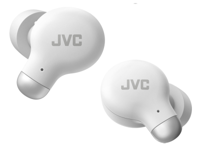 JVC Marshmallow True Wireless Earbud with Noise Cancelling in White - HA-A25T-W