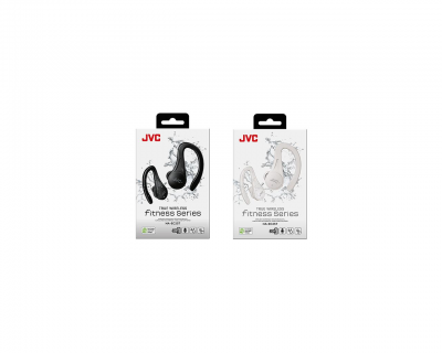 JVC Fitness True Wireless Earbuds in Black - HA-EC25T-B