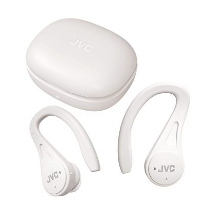 JVC Fitness True Wireless Earbuds in White - HA-EC25T-W