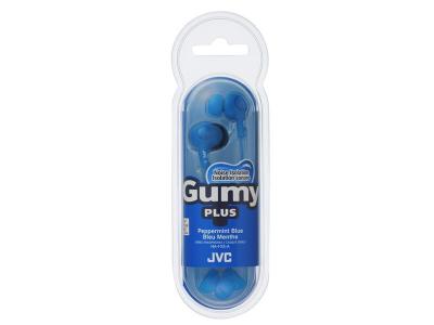 JVC Gumy PLUS Inner Ear Headphones in Blue - HA-FX5-A