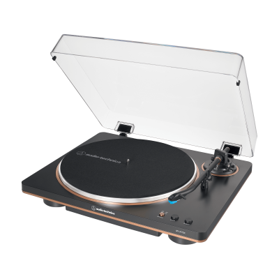 Audio Technica Fully Automatic Belt-Drive Turntable in Black/Bronze - AT-LP70X-BZ