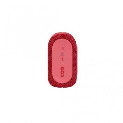 JBL Go 3 Portable Bluetooth Speaker in Red - JBLGO3REDAM