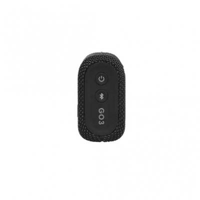 JBL Go 3 Portable Bluetooth Speaker in Black - JBLGO3BLKAM