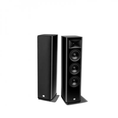 JBL Triple 6.5 Inch 2.5-Way Floorstanding Loudspeaker In Black Lacquer - JBLHDI3600BLQAM