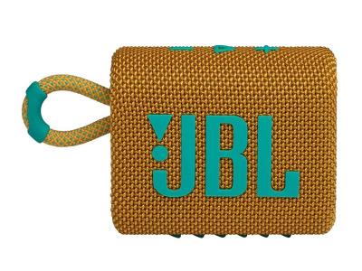 JBL Go 3 Waterproof Portable Bluetooth Speaker in Yellow - JBLGO3YELAM