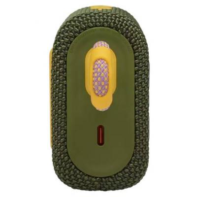 JBL Go 3 Portable Waterproof Speaker in Green - JBLGO3GRNAM