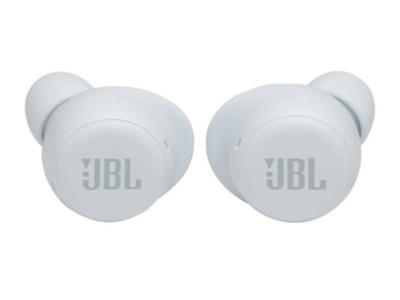 JBL True Wireless Noise Cancelling Earbuds in White - JBLLIVEFRNCPTWSWAM