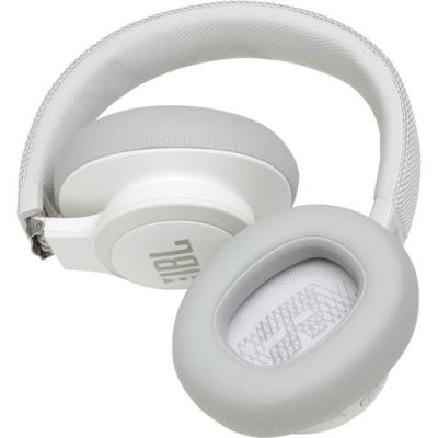 JBL Wireless Over-Ear NC Headphones Live 650BTNC White - JBLLIVE650BTNCWAM