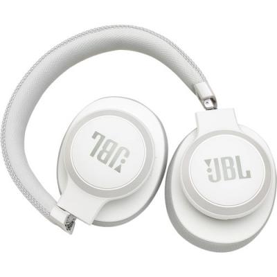 JBL Wireless Over-Ear NC Headphones Live 650BTNC White - JBLLIVE650BTNCWAM