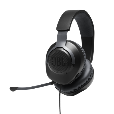 JBL Quantum 100 Wired Over-Ear Gaming Headset - JBLQUANTUM100BLKAM