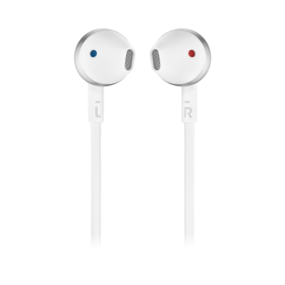 JBL TUNE 205BT Wireless Earbud Headphones In Silver - JBLT205BTSILAM