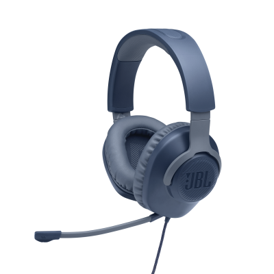 JBL Quantum 100 Wired Over-Ear Gaming Headset  - JBLQUANTUM100BLUAM