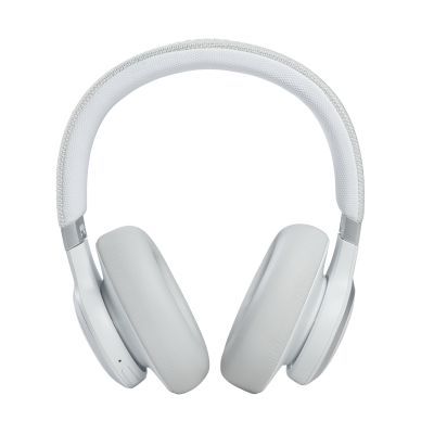 JBL Wireless Over-ear Noise Cancelling Headphones in White - JBLLIVE660NCWHTAM