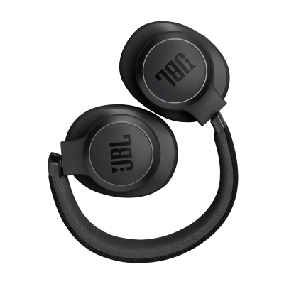 JBL Live 770NC Wireless True Adaptive Noise Cancelling Over-Ear Headphones in Black - JBLLIVE770NCBLKAM