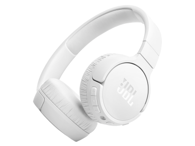 JBL Tune 670NC Adaptive Noise Cancelling Wireless On-Ear Headphones in White - JBLT670NCWHTAM