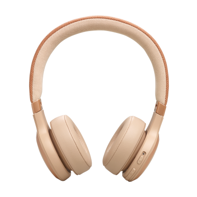 JBL Live 670NC Wireless True Adaptive Noise Cancelling On-Ear Headphones in Sandstone - JBLLIVE670NCSATAM