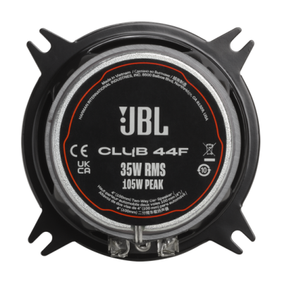 JBL Club 44F 2 Way 3 Ohm Coaxial Car Speakers - JBLSPKCB44F