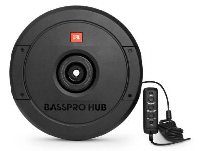 11" JBL Spare Tire Subwoofer With Built-in 200W RMS Amplifier with Remote Control - JBLBASSPROHUBAM