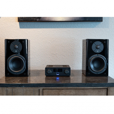 SVSound Prime Bookshelf Speaker in Black Ash - SVS-PRIMEBOOKSHELFBLKASH