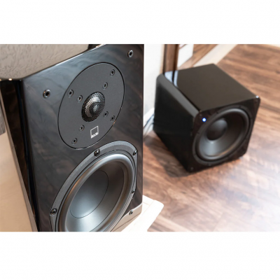 SVSound Prime Bookshelf Speaker in Piano Gloss Black - SVS-PRIMEBOOKSHELFBLKGLS